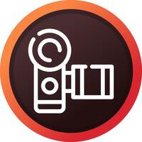 Video Camera Creative Icon Design vector