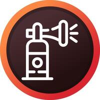 Air Horn Creative Icon Design vector