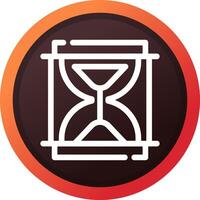 Hourglass Creative Icon Design vector