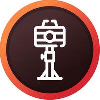 Camera Stand Creative Icon Design vector