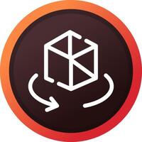 3d Creative Icon Design vector