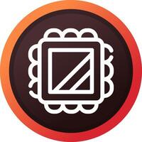 Magic Mirror Creative Icon Design vector