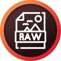 Raw Creative Icon Design vector