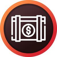 Salary Creative Icon Design vector