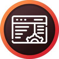 Browser Creative Icon Design vector