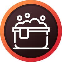 Laundry Creative Icon Design vector