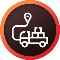 Delivery Creative Icon Design vector