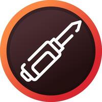 Screwdriver Creative Icon Design vector