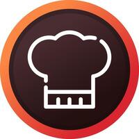 Chef Hat Creative Icon Design vector