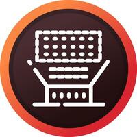 Laser Keyboard Creative Icon Design vector