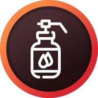 Shampoo Creative Icon Design vector