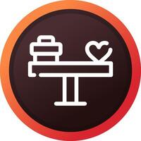 Balance Scale Creative Icon Design vector