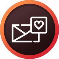 Love Letter Creative Icon Design vector