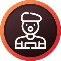 Mime Creative Icon Design vector