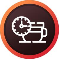 Tea Time Creative Icon Design vector