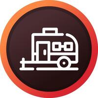 Caravan Creative Icon Design vector