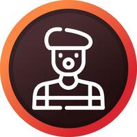 Mime Creative Icon Design vector
