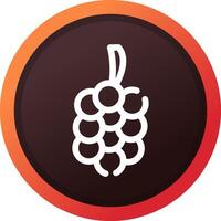 Grapes Creative Icon Design vector