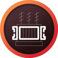 Power Transformer Creative Icon Design vector