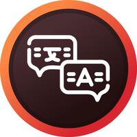 Language Creative Icon Design vector