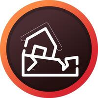 Earthquake Creative Icon Design vector