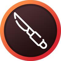 Line Cutter Creative Icon Design vector