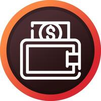 Pay Cash Creative Icon Design vector