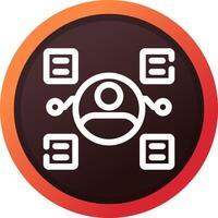 User Predictions Creative Icon Design vector