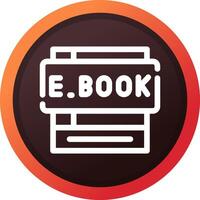 Ebooks Creative Icon Design vector