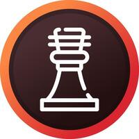 Chess Game Creative Icon Design vector