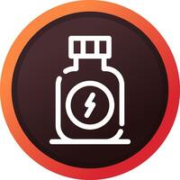 Energy Drink Creative Icon Design vector