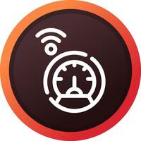 Smart Meter Creative Icon Design vector