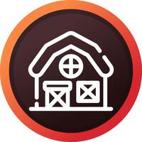 Barn Creative Icon Design vector