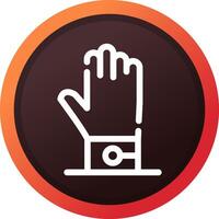 Glove Creative Icon Design vector