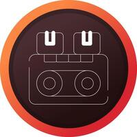 Cyber Physical System Creative Icon Design vector