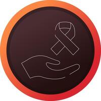 Cancer Diagnosis Creative Icon Design vector