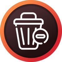 Delete Creative Icon Design vector