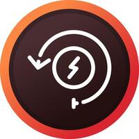Renewable Energy Creative Icon Design vector