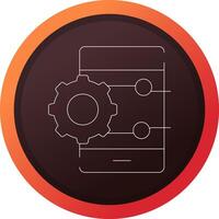 Project Management App Creative Icon Design vector