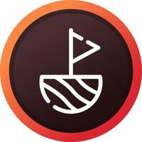 Space Colonization Creative Icon Design vector