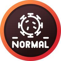 New Normal Creative Icon Design vector