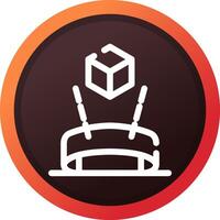 Head Up Display Creative Icon Design vector