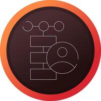 Client Database Creative Icon Design vector