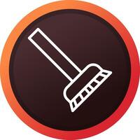 Broom Creative Icon Design vector