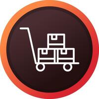 Trolley Creative Icon Design vector