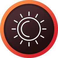 Sun Creative Icon Design vector