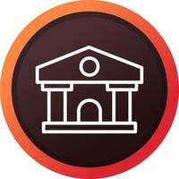 Bank Creative Icon Design vector