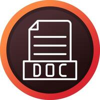 Doc Creative Icon Design vector