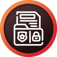 Confidential Creative Icon Design vector