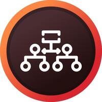 Labeled Hierarchy Creative Icon Design vector